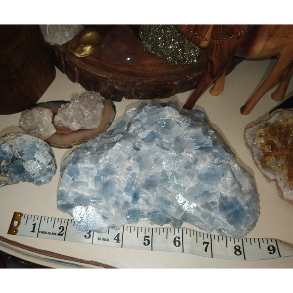 Blue Crystal Calcite - Picture 8 of 8